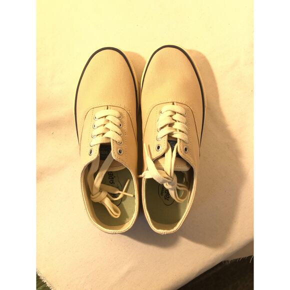 Sperry NWOT Men's Cream/Beige Top Siders Size 6 - Picture 1 of 7